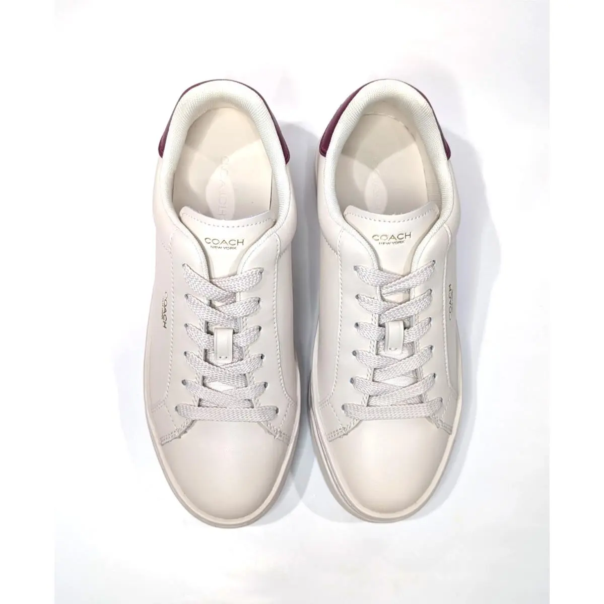 Coach shoes - Coach High Line Leather Sneaker - CW971 - Pink/Chalk 0