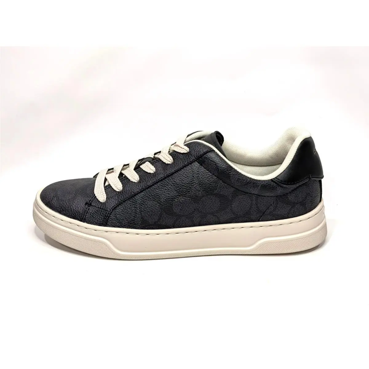 Coach shoes - Coach High Line Leather Sneaker - CW970 - Charcoal/Black 5