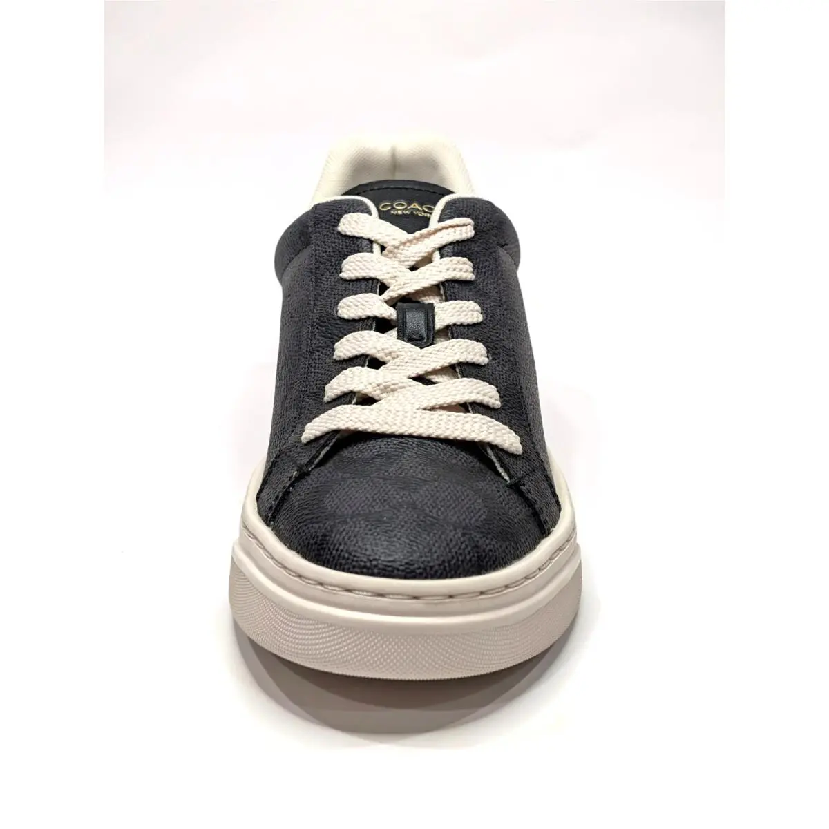 Coach shoes - Coach High Line Leather Sneaker - CW970 - Charcoal/Black 14
