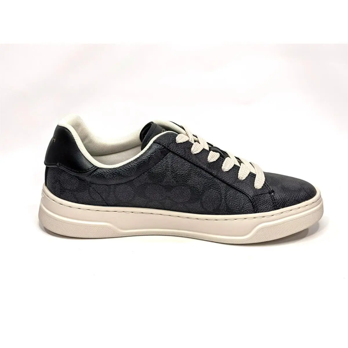 Coach shoes - Coach High Line Leather Sneaker - CW970 - Charcoal/Black 17