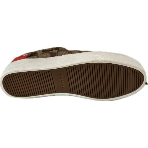 Coach shoes - Khaki/Red, S: KHAKI 2