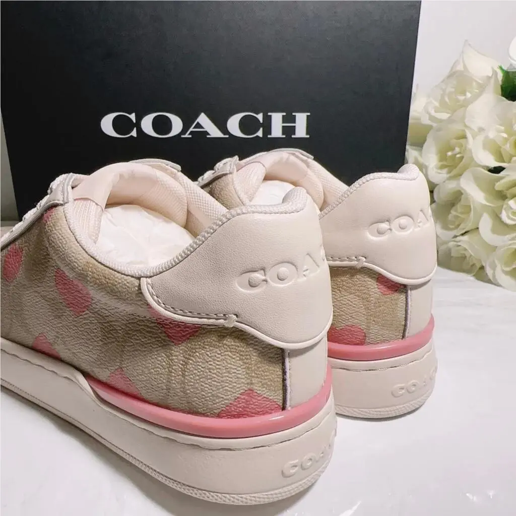 Coach shoes - Clip Low Top Sneaker - Clip Low Top Sneaker - HEARTS - Multicoloured 11