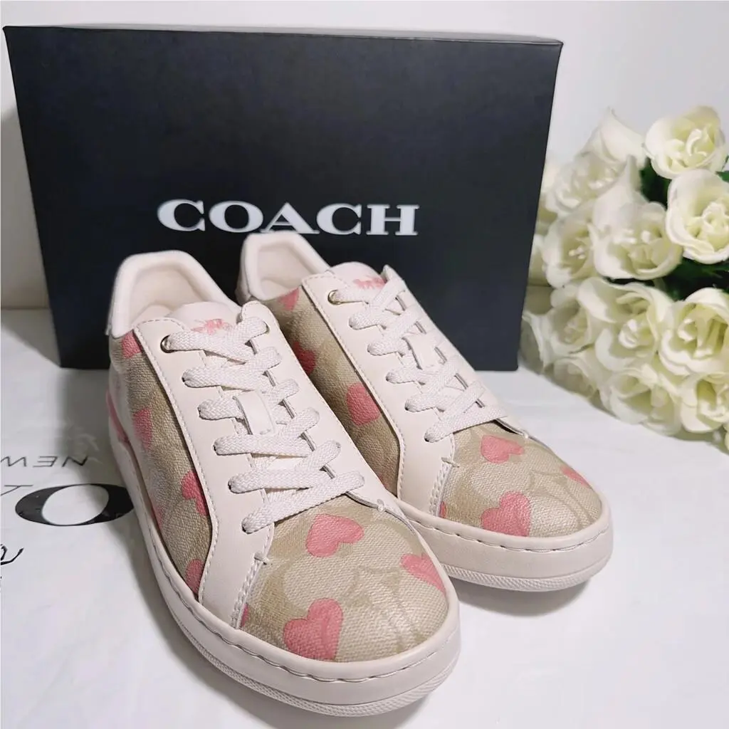 Coach shoes - Clip Low Top Sneaker - Clip Low Top Sneaker - HEARTS - Multicoloured 1