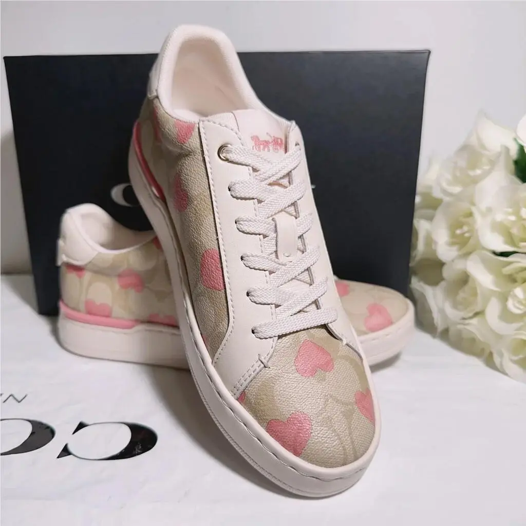 Coach shoes - Clip Low Top Sneaker - Clip Low Top Sneaker - HEARTS - Multicoloured 7