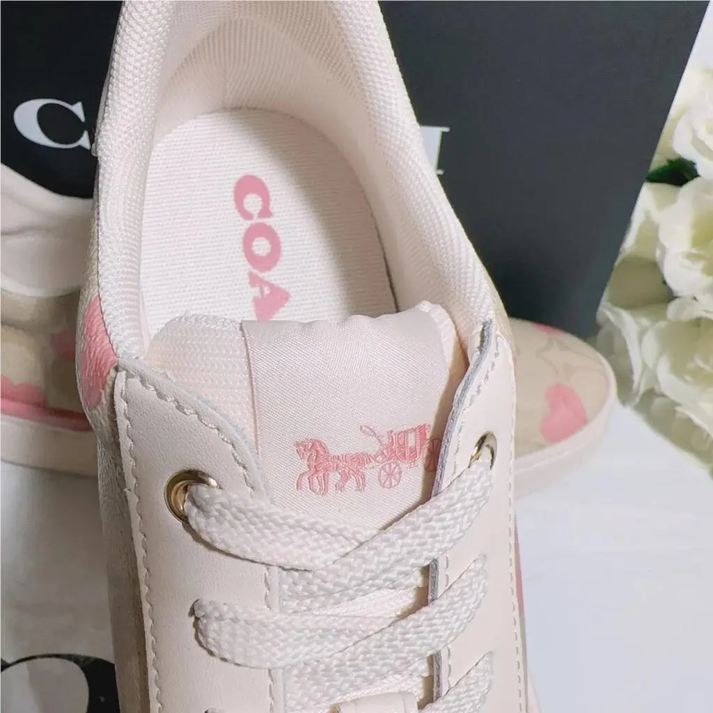 Coach shoes - Clip Low Top Sneaker - Clip Low Top Sneaker - HEARTS - Multicoloured 14
