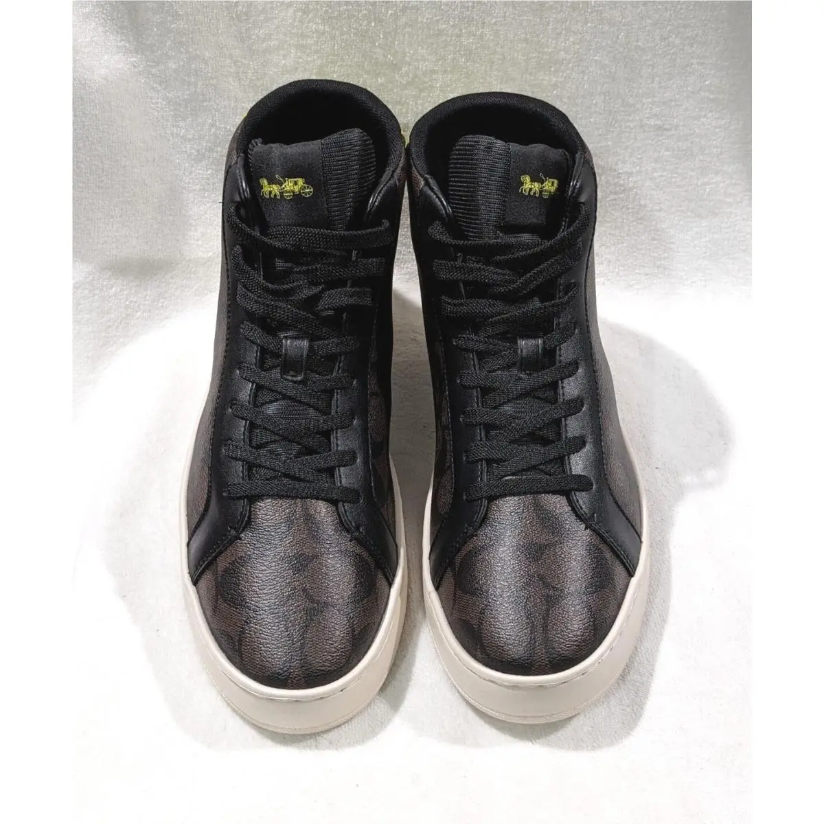 Coach shoes - Coach Clip High Top - Clip High Top - Mahogany/Yellow 0