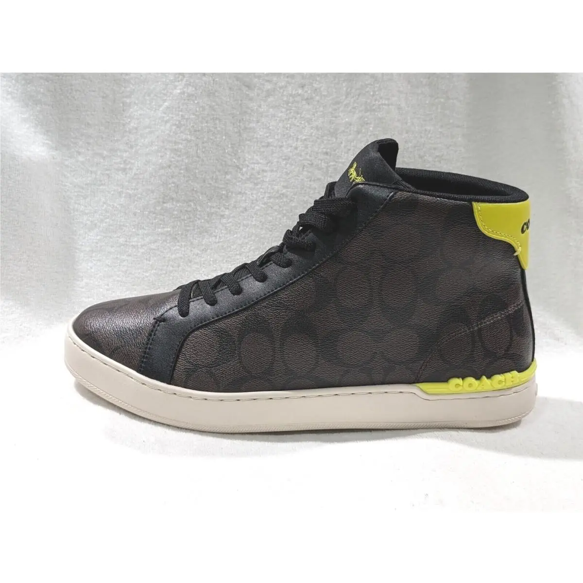 Coach shoes - Coach Clip High Top - Clip High Top - Mahogany/Yellow 4