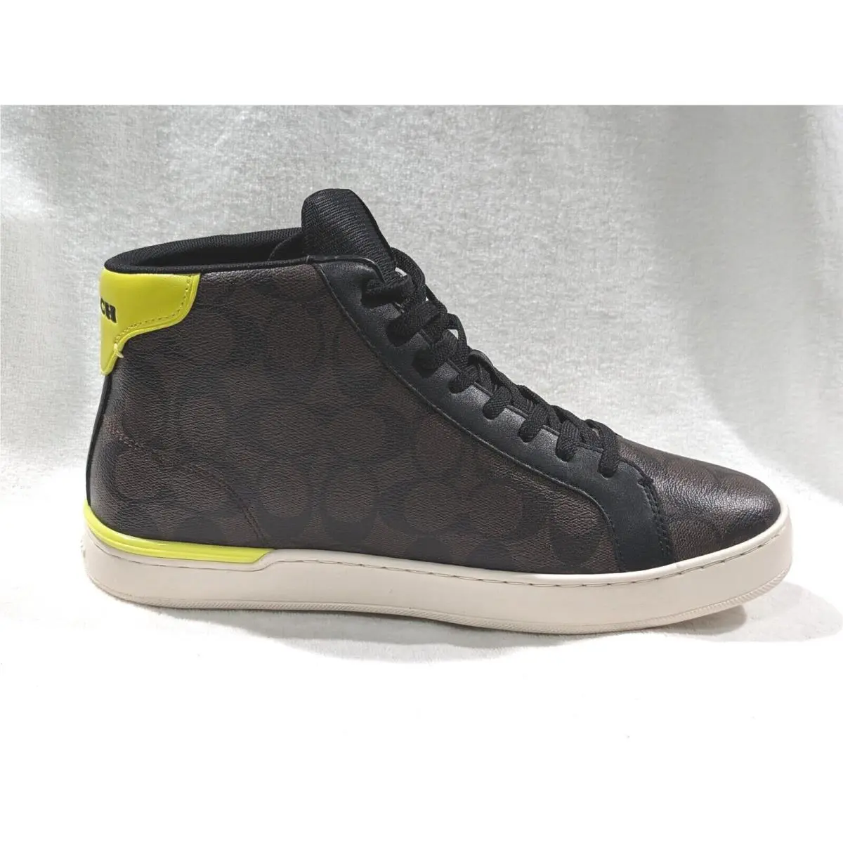 Coach shoes - Coach Clip High Top - Clip High Top - Mahogany/Yellow 15