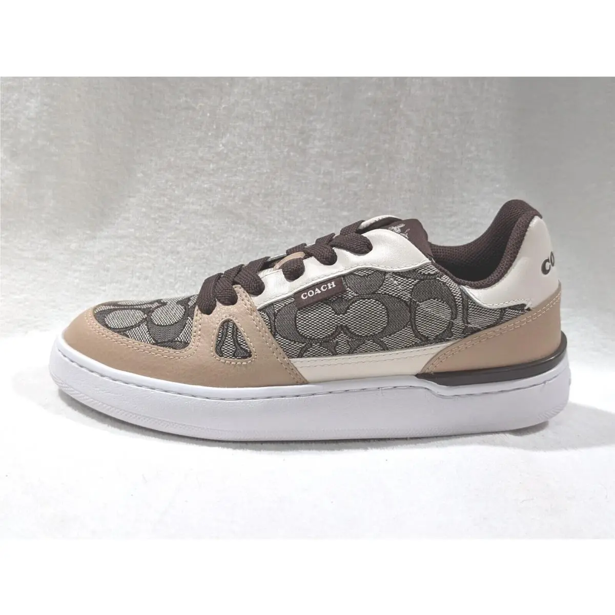Coach shoes - Coach Clip Signature Court Low Top - CU478 - Maple 5