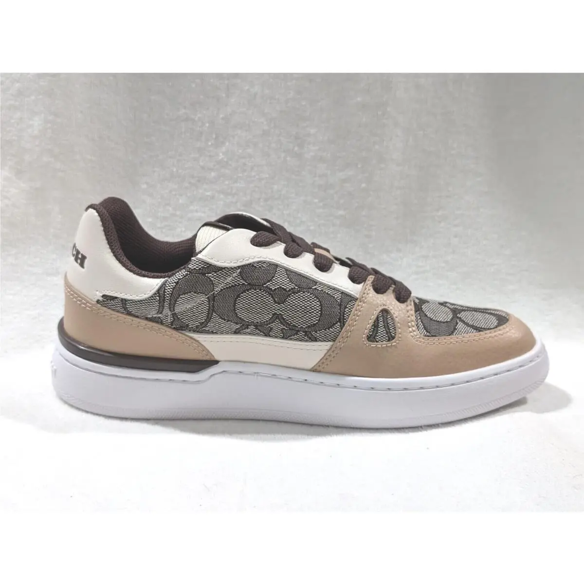 Coach shoes - Coach Clip Signature Court Low Top - CU478 - Maple 16