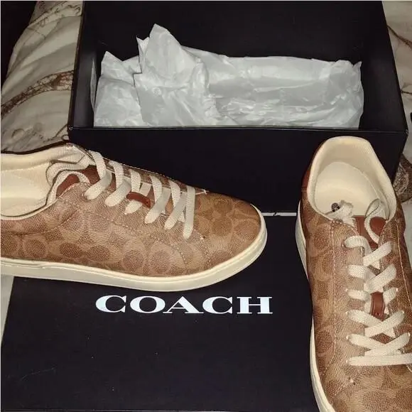 Coach shoes - KHAKI/SADDLE 10