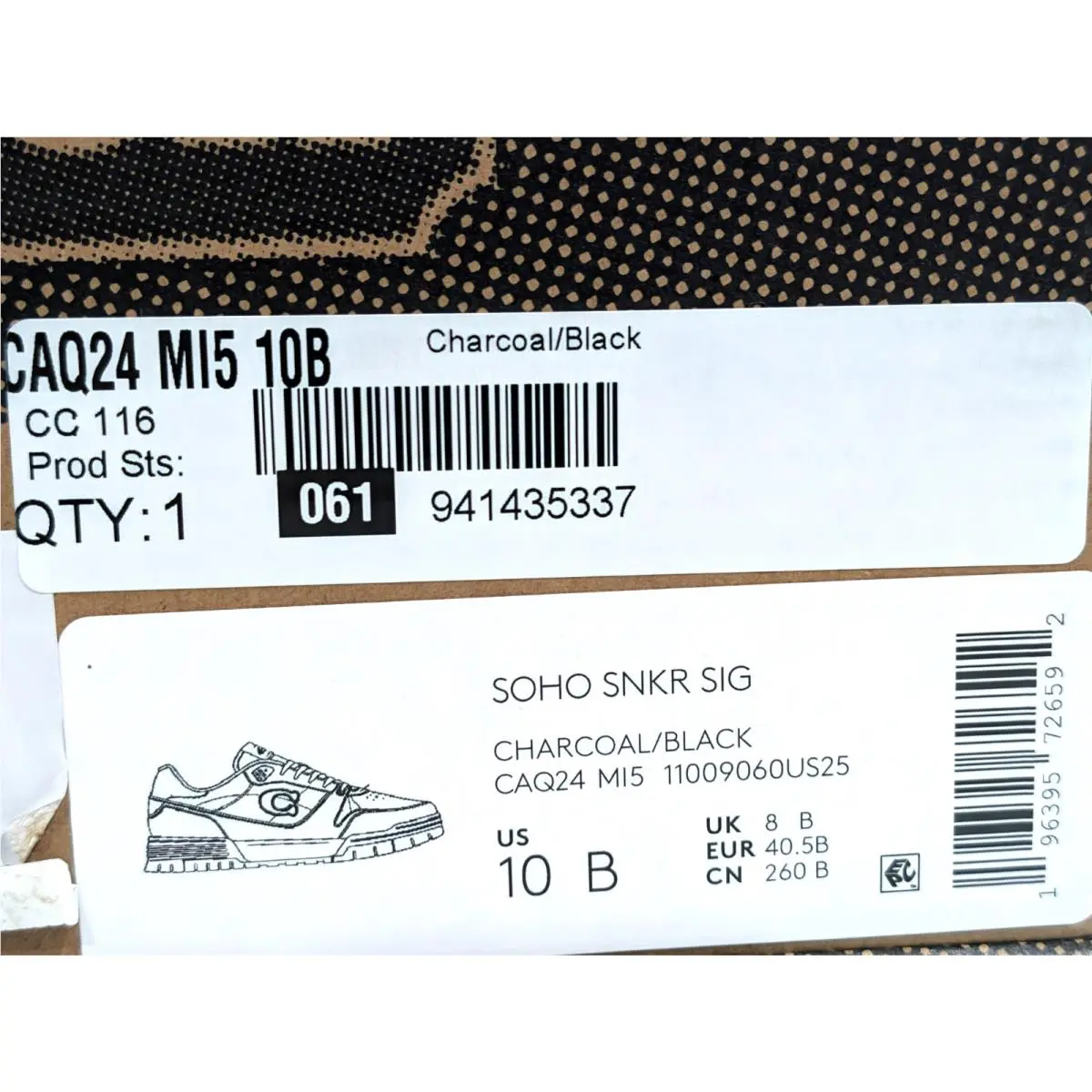 Coach shoes - Coach SOHO - SOHO - CAQ24 - Charcoal/Black 20