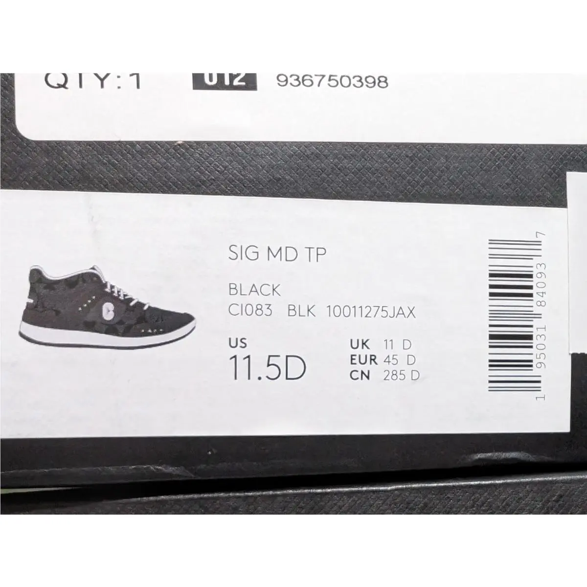 Coach shoes - Coach Signature Mid Top - Signature Mid Top - CI083 - Black 20
