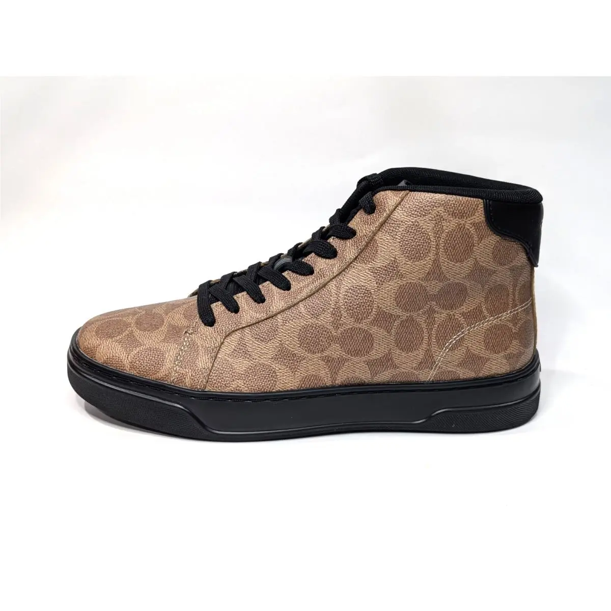 Coach shoes - Coach High Line Signature High Top - CCN59 - Khaki/Black 3