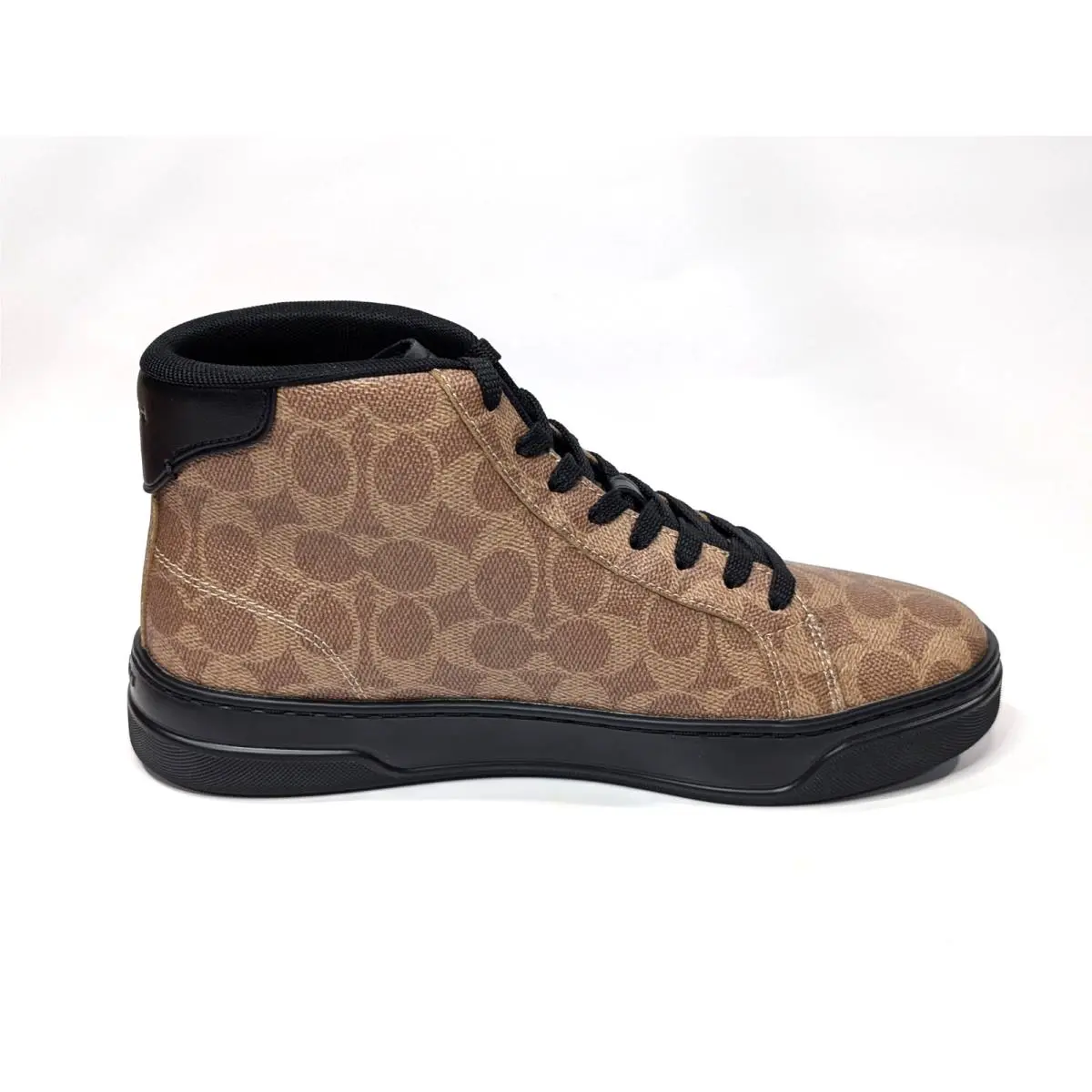 Coach shoes - Coach High Line Signature High Top - CCN59 - Khaki/Black 4