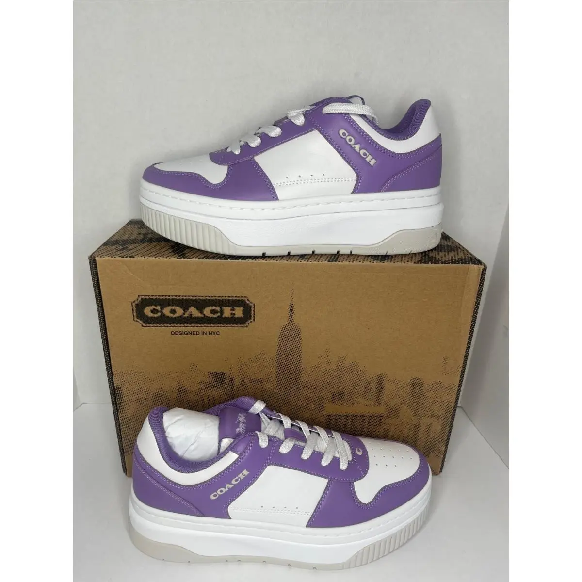 Coach shoes - Purple & White 10