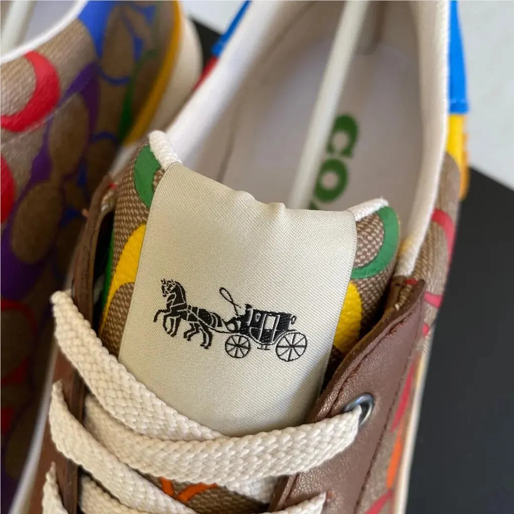 Coach shoes - coach Clip - Clip - Rainbow Signature 5