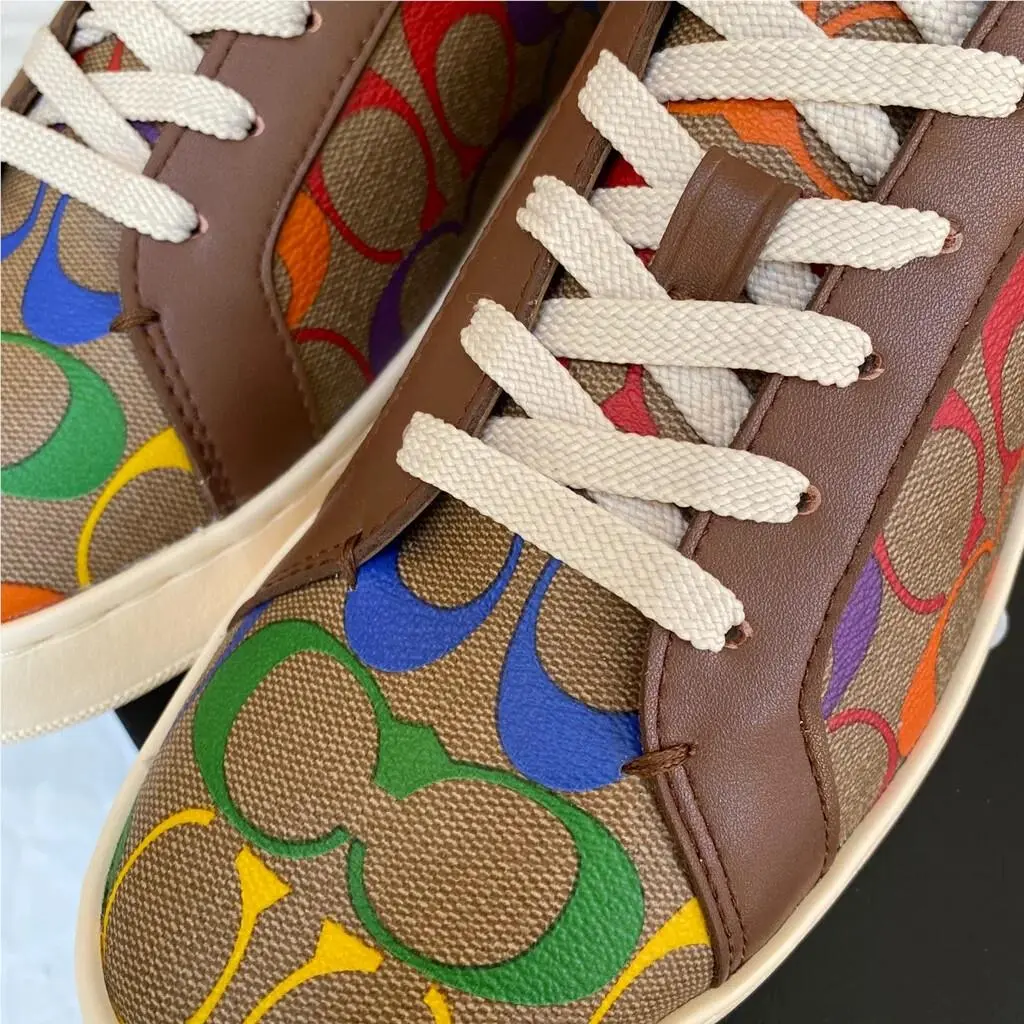 Coach shoes - coach Clip - Clip - Rainbow Signature 6