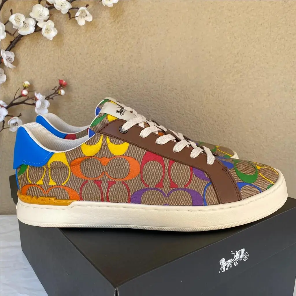 Coach shoes - coach Clip - Clip - Rainbow Signature 8