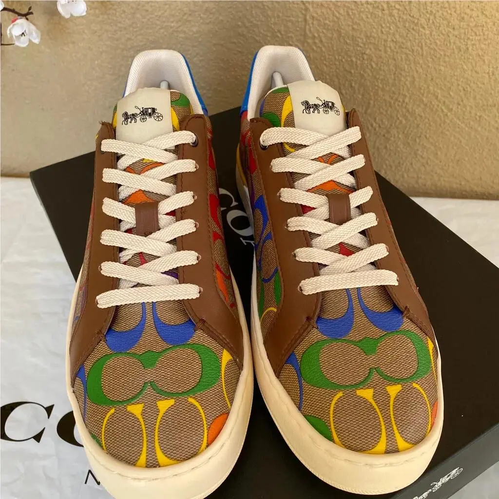 Coach shoes - coach Clip - Clip - Rainbow Signature 9