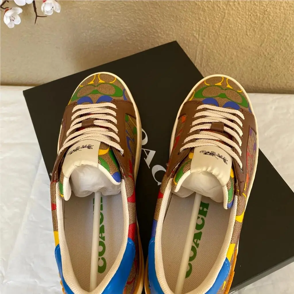 Coach shoes - coach Clip - Clip - Rainbow Signature 10