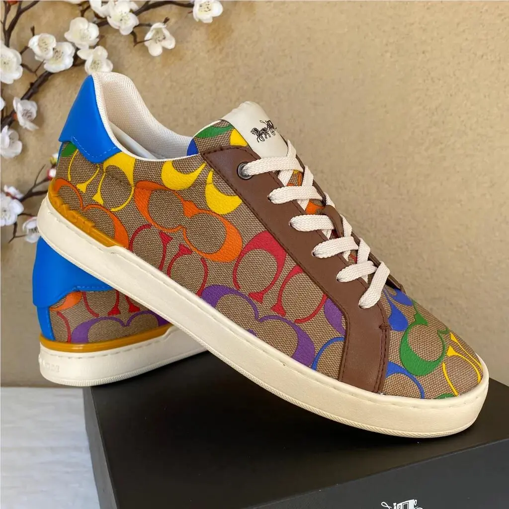 Coach shoes - coach Clip - Clip - Rainbow Signature 11