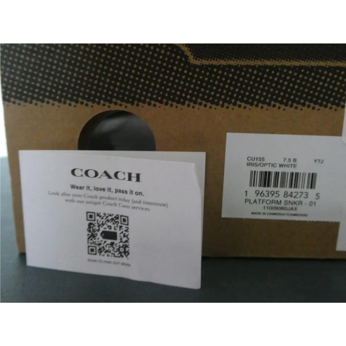 Coach shoes - CU155/CU155Y7J - CU155/CU155Y7J - Iris/Optic White 6