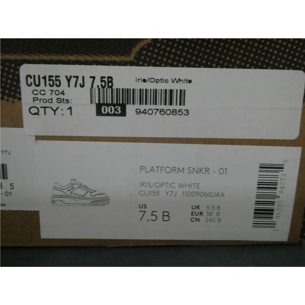 Coach shoes - CU155/CU155Y7J - CU155/CU155Y7J - Iris/Optic White 7