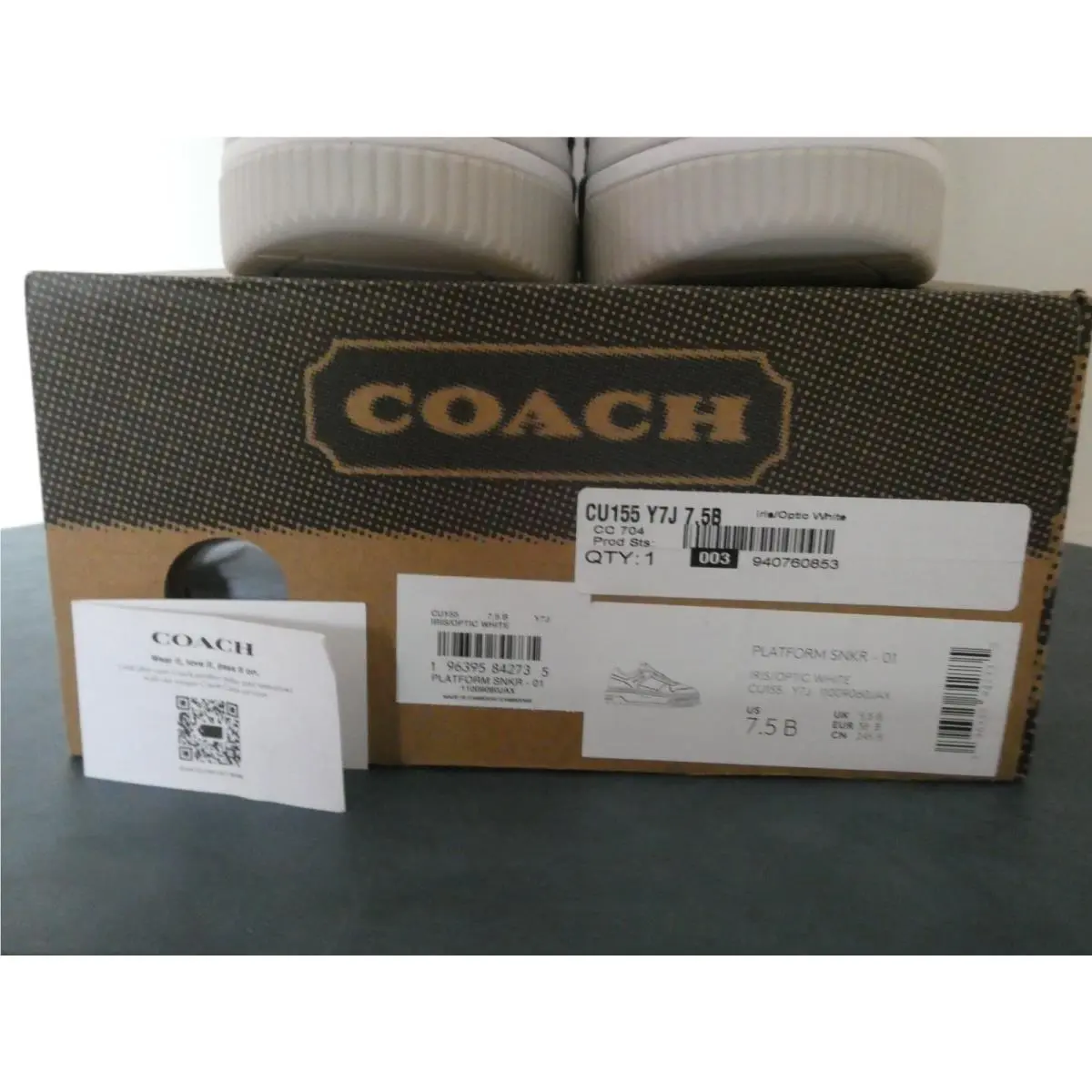Coach shoes - CU155/CU155Y7J - CU155/CU155Y7J - Iris/Optic White 22