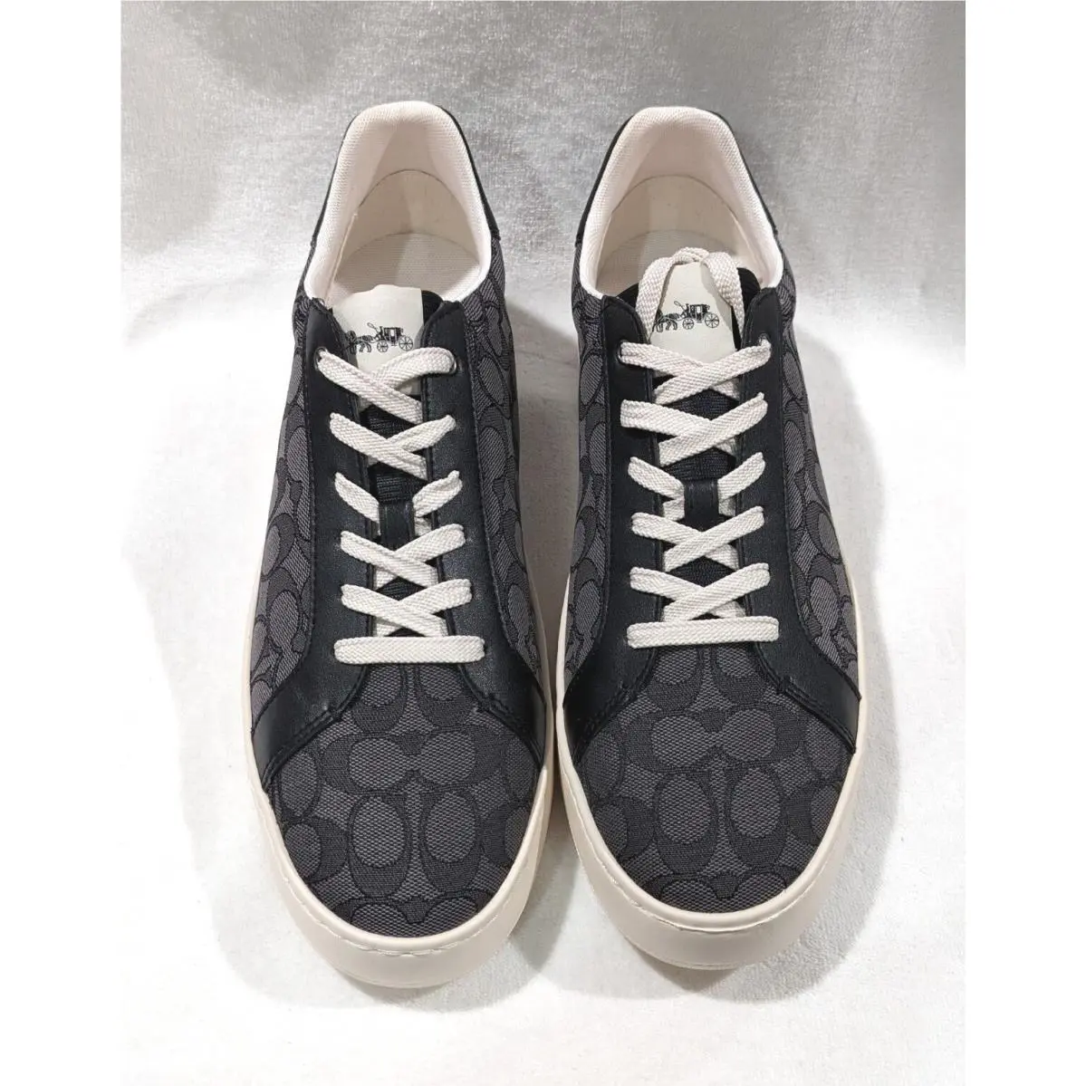 Coach shoes - Coach Clip Jacquard Low Top - CI077 - Black 1