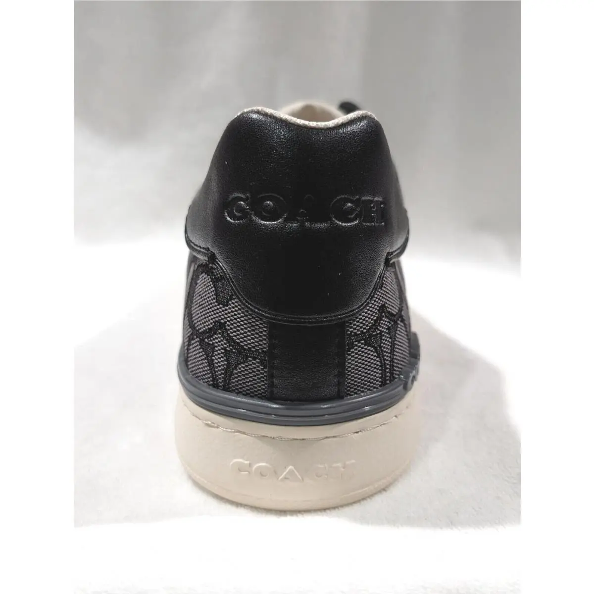 Coach shoes - Coach Clip Jacquard Low Top - CI077 - Black 4
