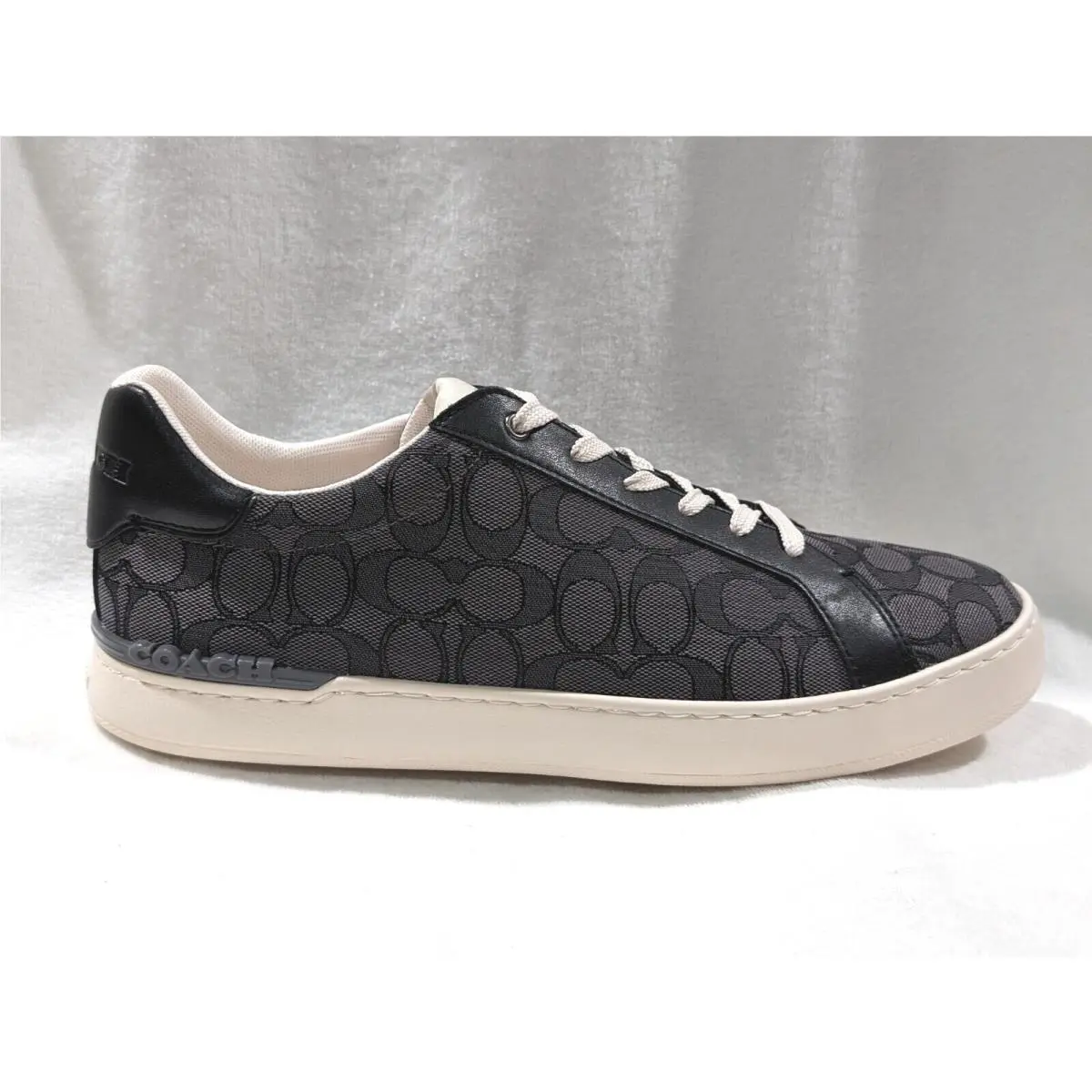Coach shoes - Coach Clip Jacquard Low Top - CI077 - Black 6