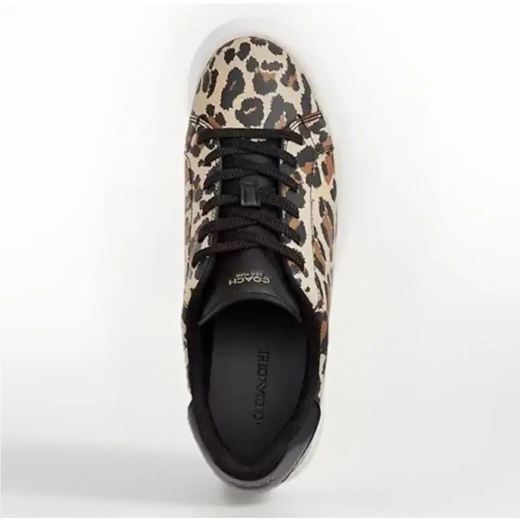 Coach shoes - Coach High Line Leopard Print Leather - Multicolor 1
