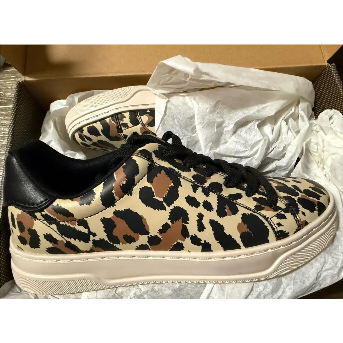 Coach shoes - Coach High Line Leopard Print Leather - Multicolor 8