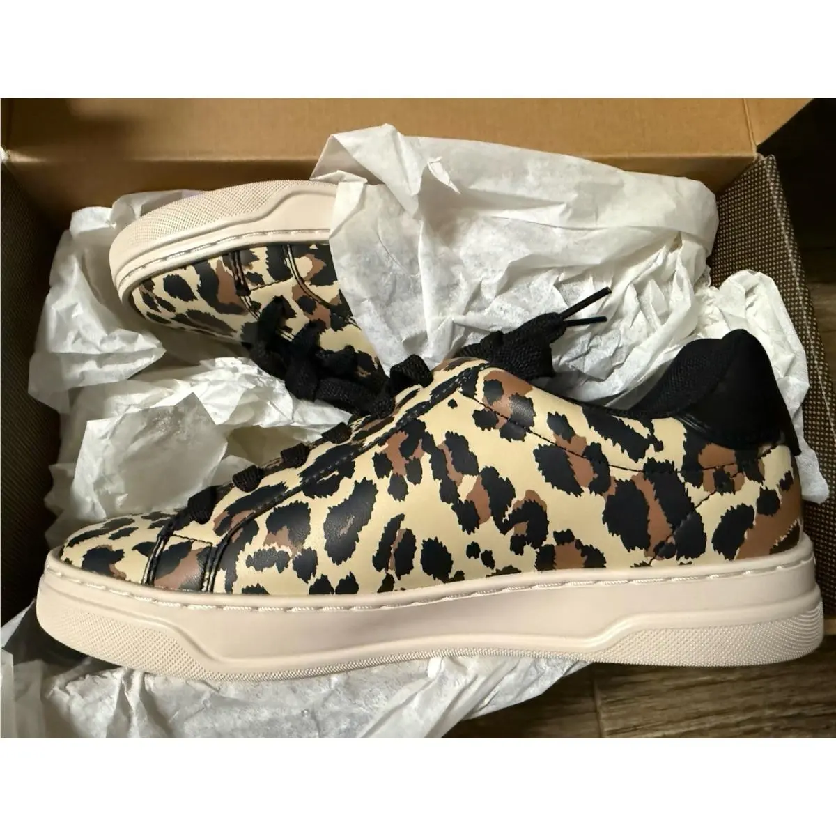 Coach shoes - Coach High Line Leopard Print Leather - Multicolor 11