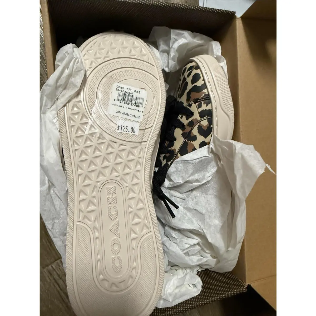 Coach shoes - Coach High Line Leopard Print Leather - Multicolor 14
