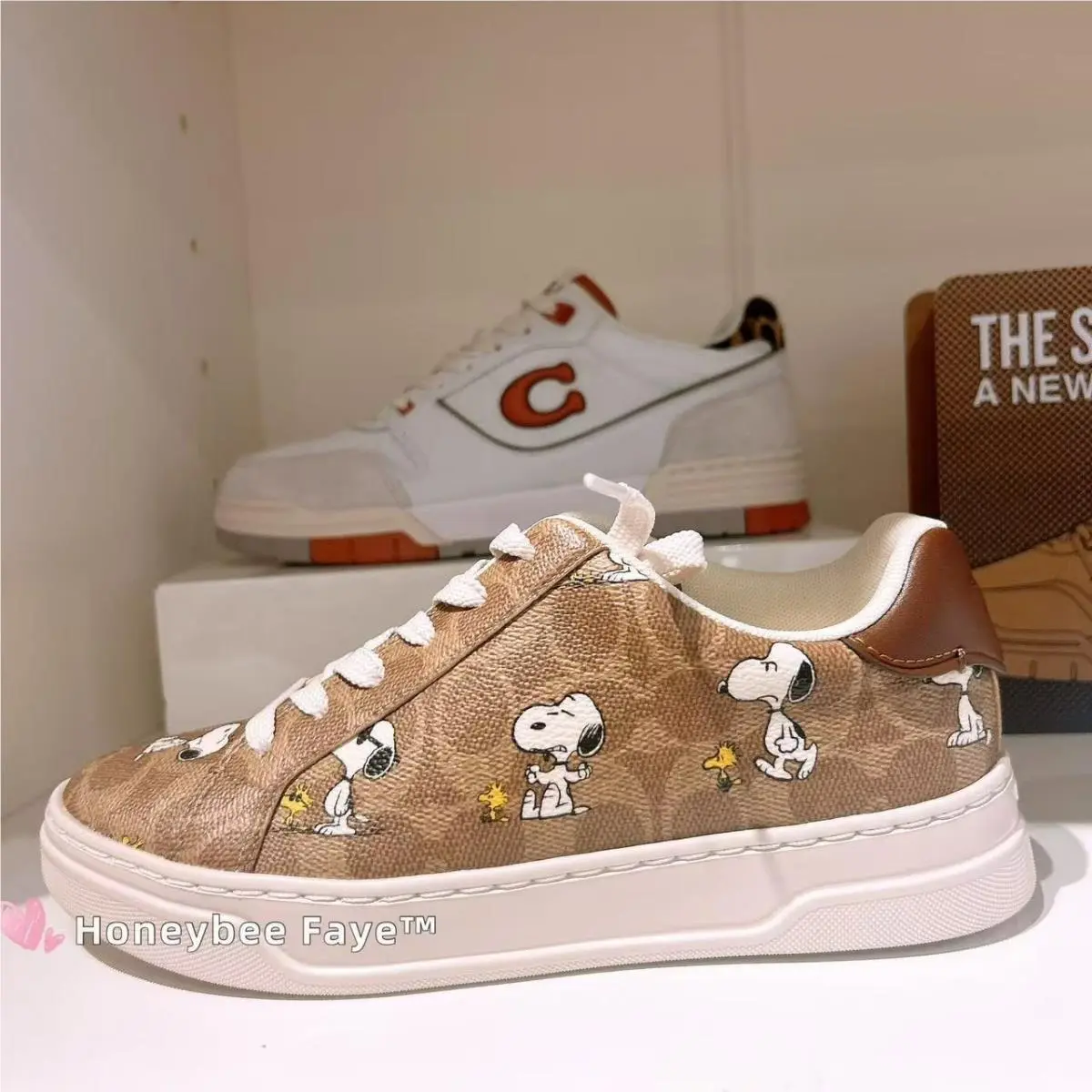Coach shoes - Peanuts - Peanuts - CBZ77 - coated canvas/Tan 9