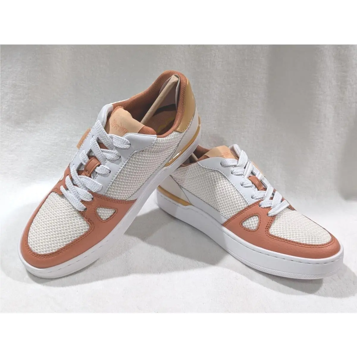 Honeycomb Clip Mesh Court Women`s Low Top Sneakers CR807 - Size 7 by Coach