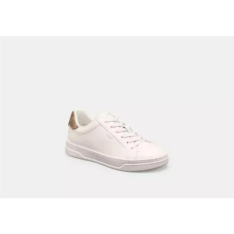 Coach shoes - Coach Clip - Clip - White/Classic Design Back 0