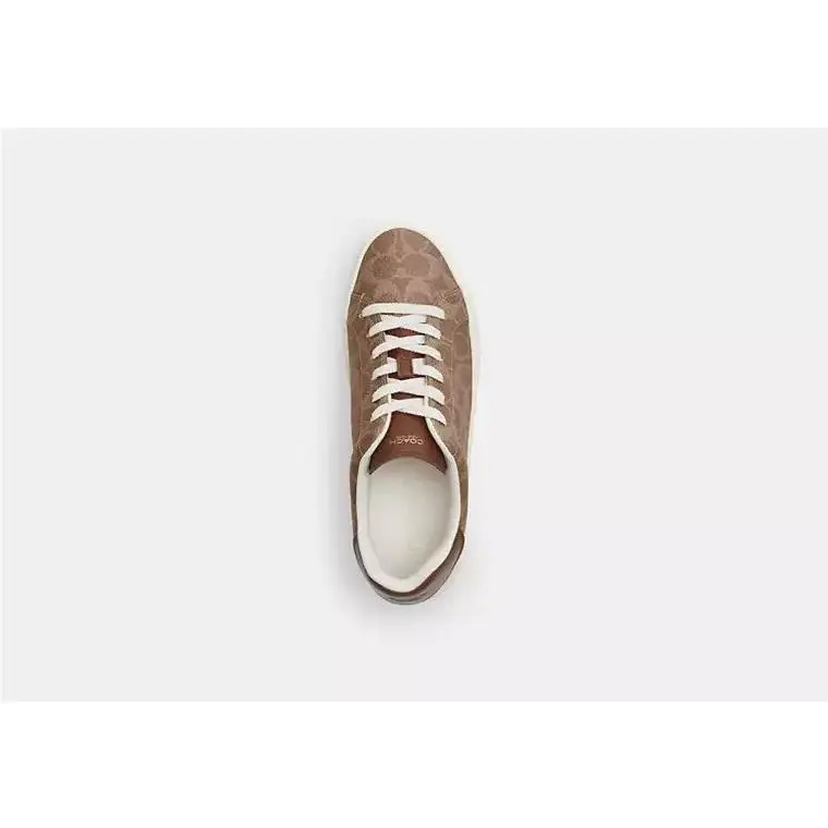 Coach shoes - Coach Clip - Clip - White/Classic Design Back 13