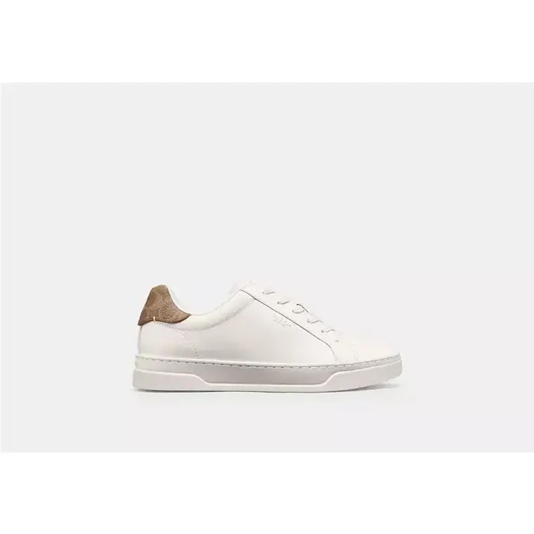 Coach shoes - Coach Clip - Clip - White/Classic Design Back 5
