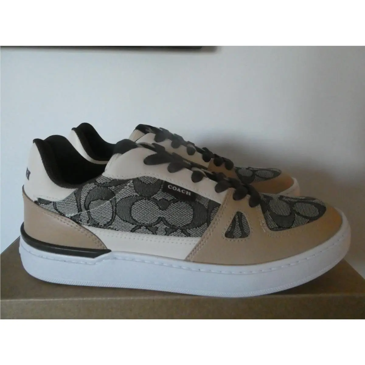 Coach shoes - Coach Clip Signature Court Low Top - Maple 8