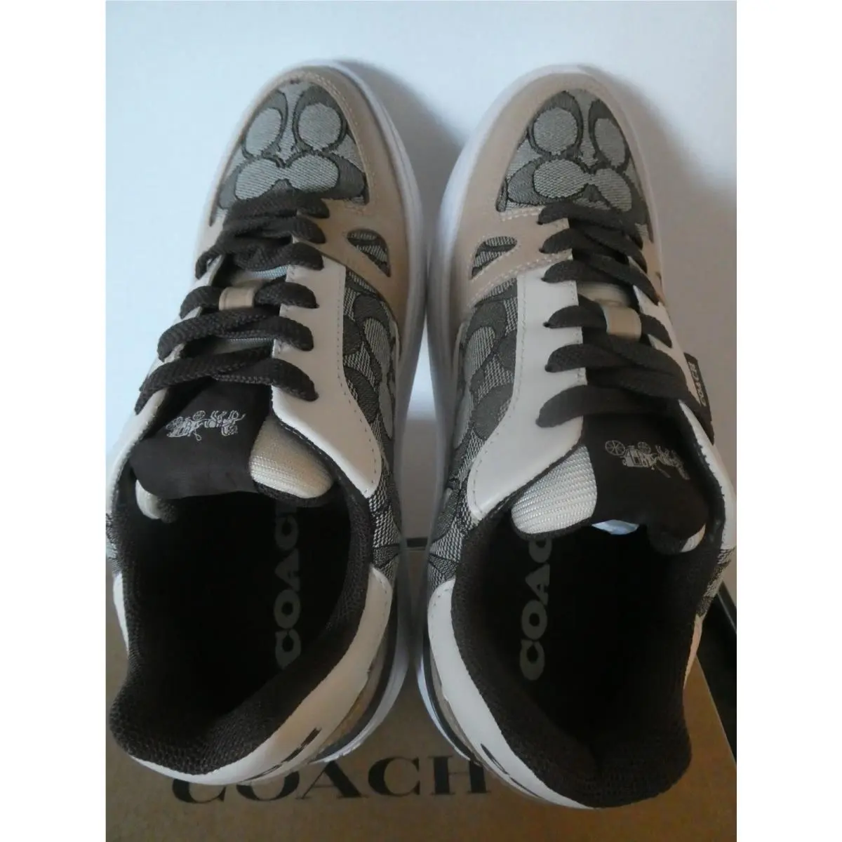 Coach shoes - Coach Clip Signature Court Low Top - Maple 11