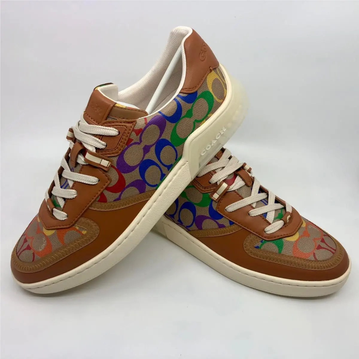Coach Citysole Court Sneaker Pride Rainbow Signature:nib CA264 Men`s Size