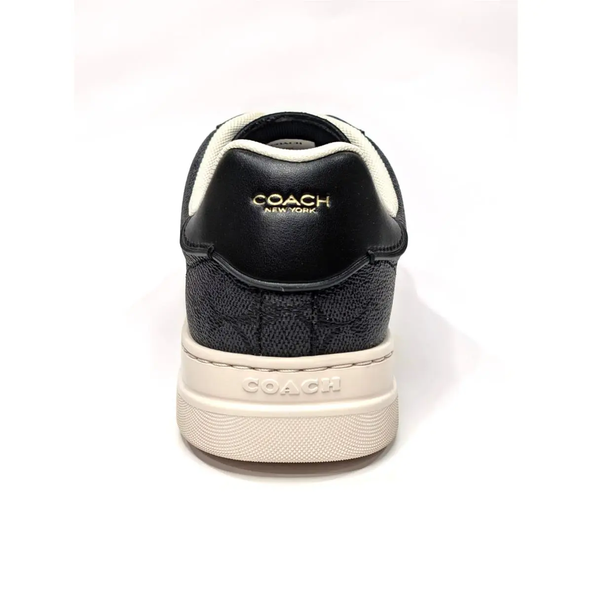 Coach shoes - Coach High Line Leather Sneaker - CW970 - Charcoal/Black 4