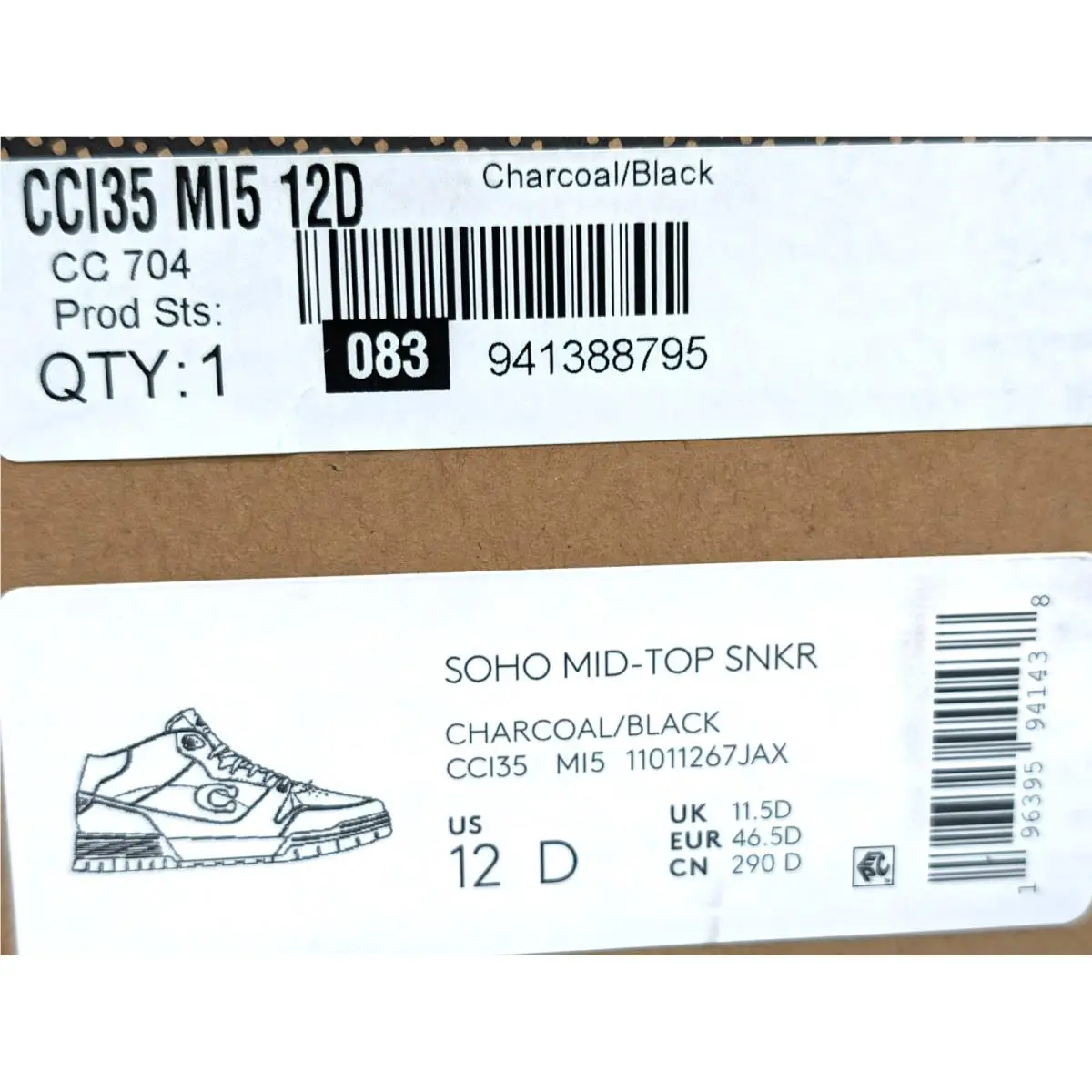 Coach shoes - Coach SOHO - SOHO - CAQ10 - Charcoal/Black 8