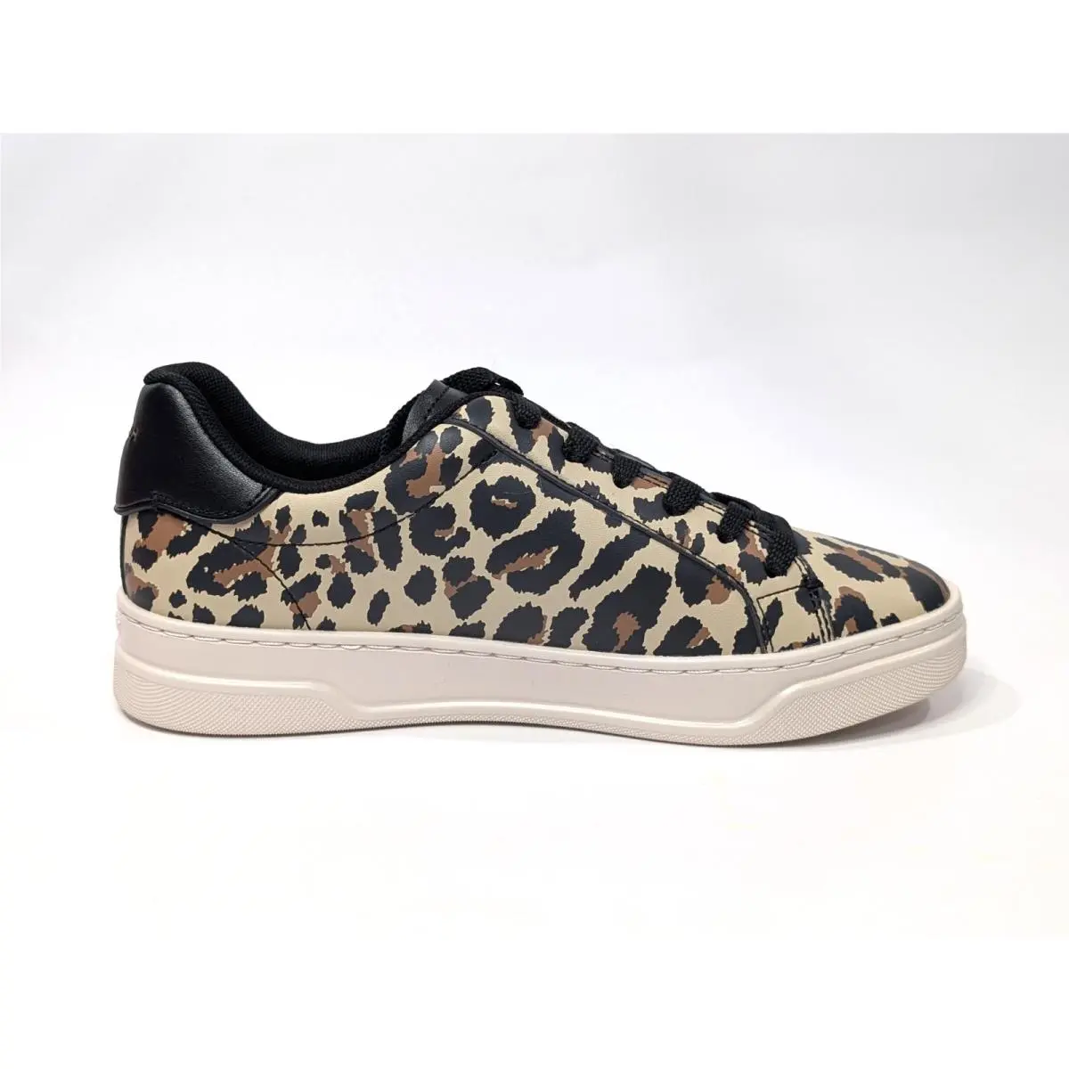 Coach shoes - Coach High Line Leather Sneaker - CVV98 - Black/Leopard 17