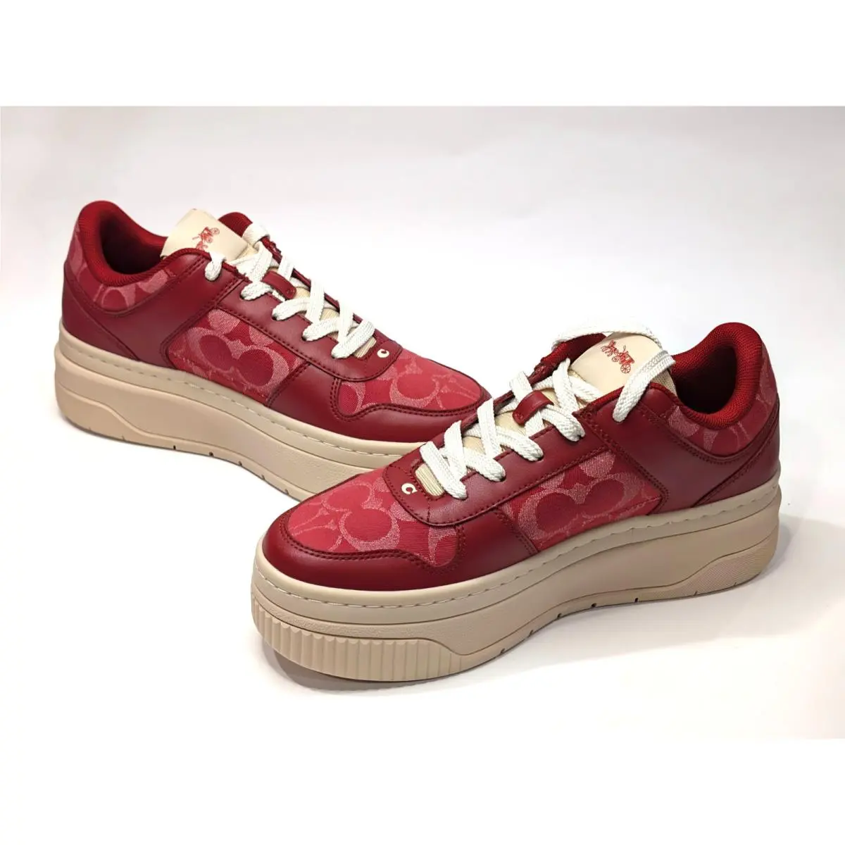 Coach shoes - Coach Platform Sneaker - Platform Sneaker - CDE37 - Red 9