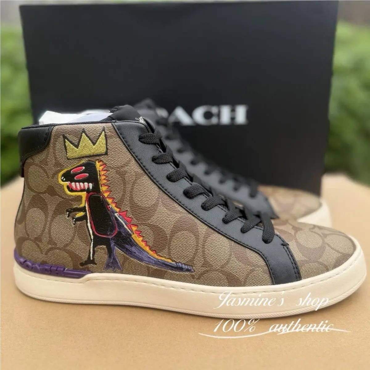 Coach X Clip High Top Sneaker C6028 Size 10.5D