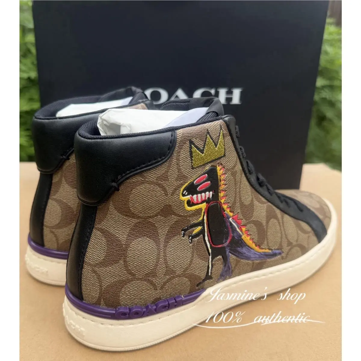 Coach shoes - Clip - Clip - C6028 - Khaki/Black 3